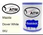 Preview: Mazda, Dover White, WU: 500ml Lackdose, von ATW Autoteile West.